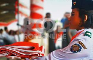 Bupati Kukuhkan Paskibraka 2014