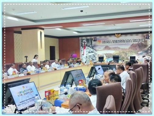 Pj Bupati Rote Ndao Hadiri Rapat Konsolidasi Penguatan Modal Bank NTT Bersama Pj. Gubernur NTT