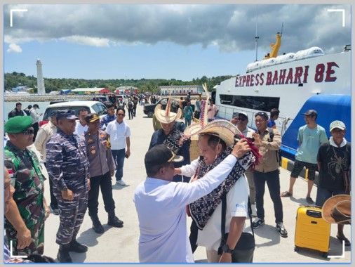 Pj. Bupati Rote Ndao Menerima Kunjungan Kerja Danlanud Eltari dan Kepala Perwakilan BI NTT