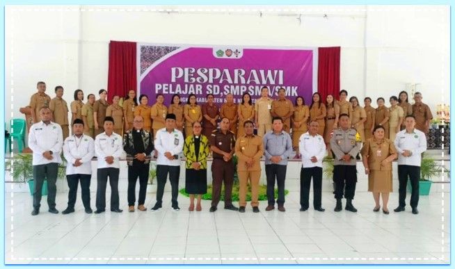 82 Tim Semarakkan Pesparawi Pelajar Tingkat Kabupaten Rote Ndao 2024