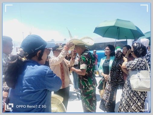Kunker Di Rote Ndao, Danrem 161/Wirasakti Disambut Pj. Bupati Rote Ndao