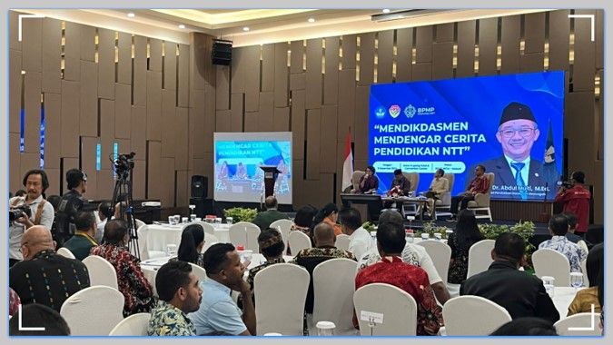 Pj. Bupati Rote Ndao Hadiri Acara "Mendikdasmen Mendengar Cerita Pendidikan di NTT"