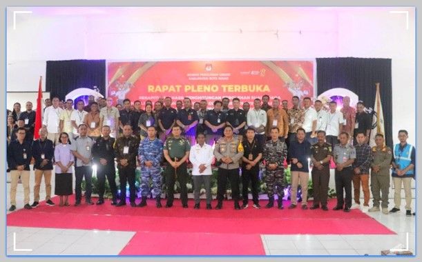 Pj. Bupati Rote Ndao dan Forkompimda Hadiri Rapat Pleno Terbuka Penghitungan Suara Pilkada Serentak Tahun 2024 Oleh KPUD