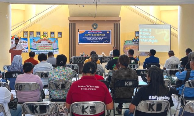Pemkab Rote Ndao Review Kinerja Penanganan Stunting 2024 dan Operasi Timbang Januari 2025