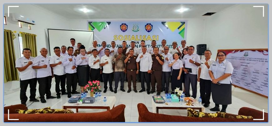Pemda dan Kejari Rote Ndao Sosialisasi dan Tandatangani Pakta Integritas Dukung Pembangunan Yang Lebih Baik