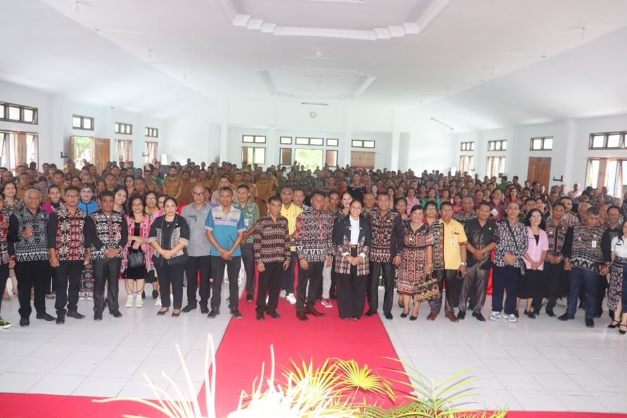 Tatap Muka Bersama Kades, Lurah, Kapus dan Kepsek, Bupati Rote Ndao Dorong  Sinergi Pelaksanaan Program dan Kebijakan Daerah