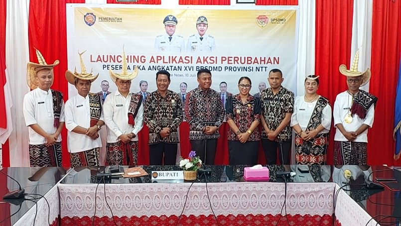 Bupati Dan Wakil Bupati Rote Ndao Resmi Launching 5 Inovasi Peserta PKA XVI: Dorong Birokrasi Cerdas, Inklusif dan Berbasis Kinerja