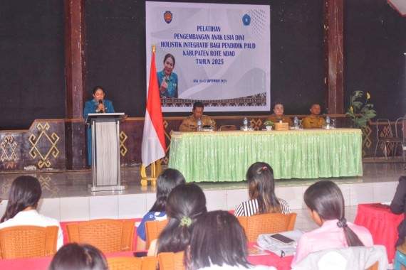 70 Guru Ikuti Pelatihan PAUD Holistik Integratif, Dibuka Bunda PAUD Rote Ndao