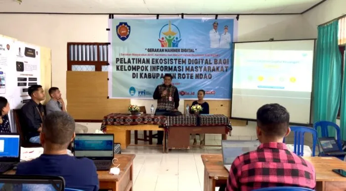 Penguatan Literasi Digital, Pemkab Rote Ndao Adakan Pelatihan Ekosistem Digital untuk KIM