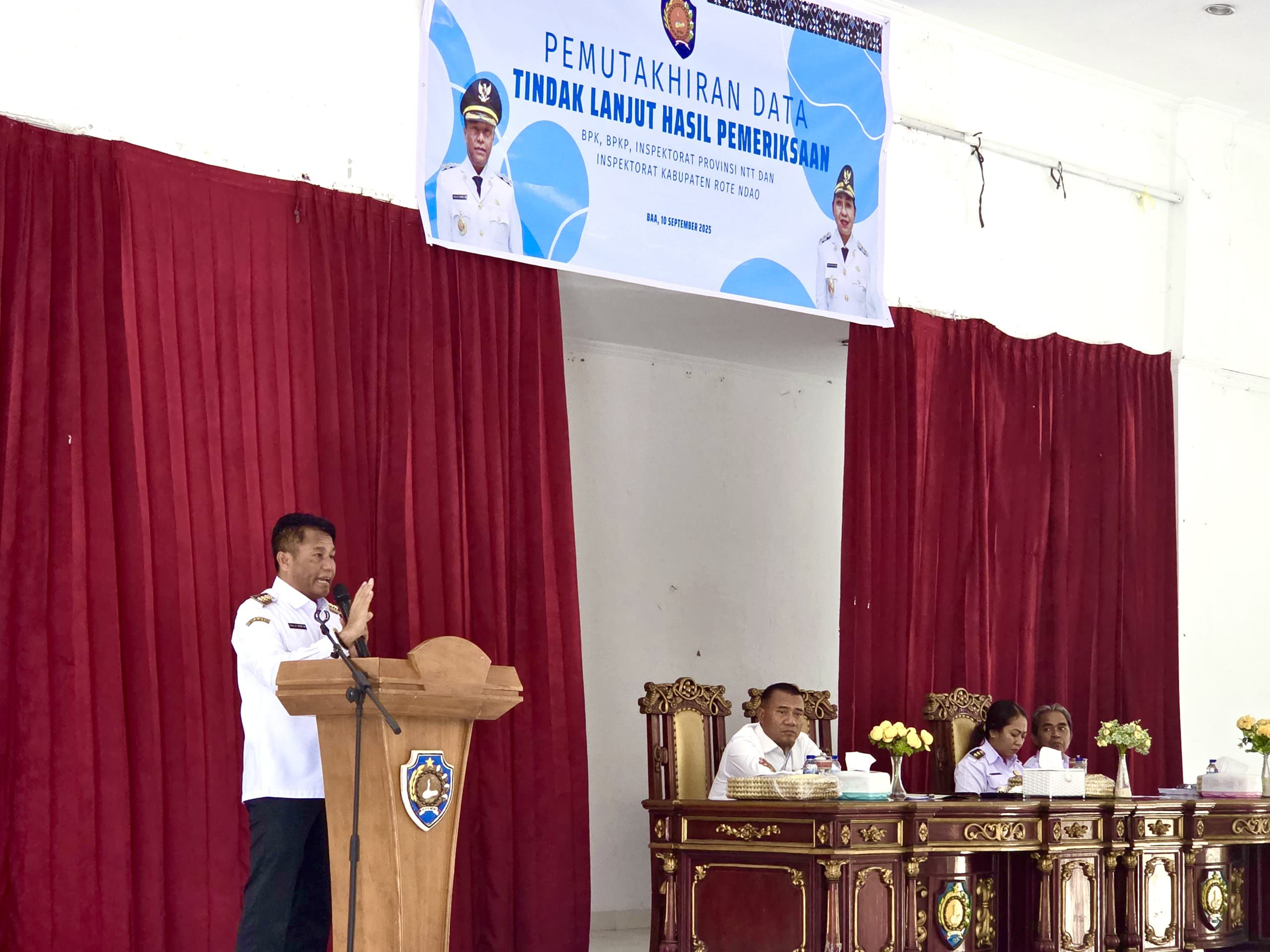 Pemerintah Kabupaten Rote Ndao Gelar Rapat Evaluasi Tindak Lanjut Hasil Pemeriksaan BPK dan APIP