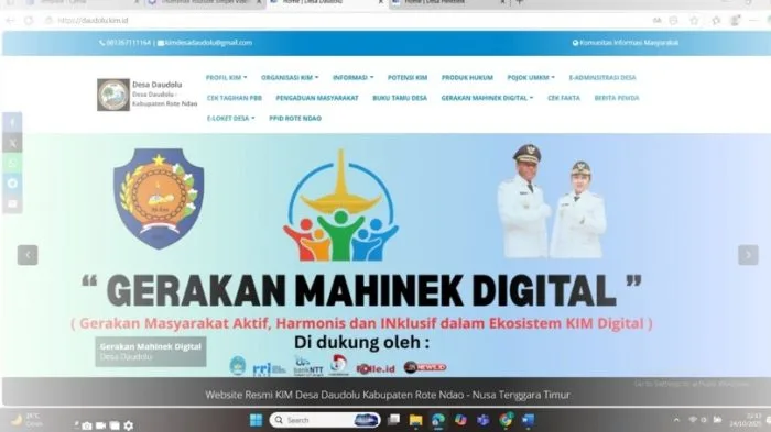 Website KIM Desa Daudolu dan Desa Helebeik Resmi Dibuat dan Diaktifkan, Dorong Partisipasi Masyarakat dalam Komunikasi Digital