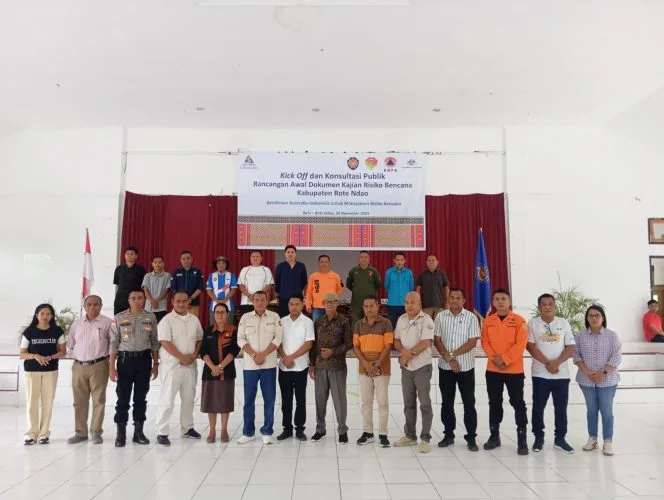 Pemkab Rote Ndao Gelar Kick Off dan Konsultasi Publik Ranwal Kajian Risiko Bencana Tahun 2026 – 2030