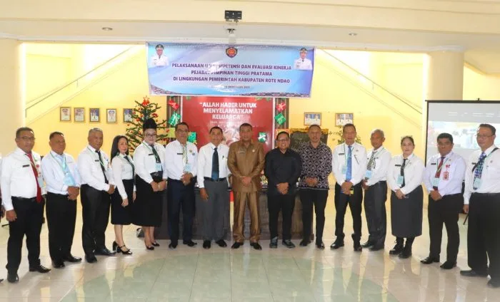 19 Pejabat Tinggi Pratama Pemkab Rote Ndao Usai Jalani Uji Kompetensi dan Evaluasi Kinerja