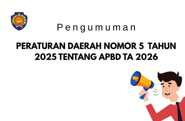 PERATURAN DAERAH NOMOR 5  TAHUN 2025 TENTANG APBD TA 2026