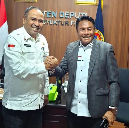 Dikerjakan tahun ini, Bupati Rote Ndao Bertemu Asdep Infrastruktur Fisik BNPP, Terkait Pembangunan Titik Nol Selatan NKRI