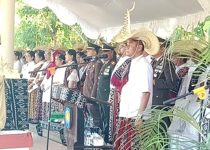 Upacara HUT ke-24 Kabupaten Rote Ndao, Momentum Refleksi dan Penguatan Pembangunan Daerah