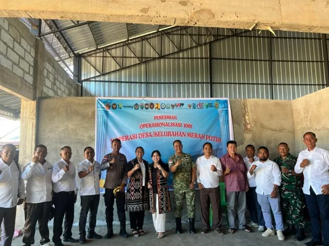 Wakil Bupati Rote Ndao Ikuti Peresmian Operasionalisasi 1.061 KDKMP oleh Presiden RI Via Daring